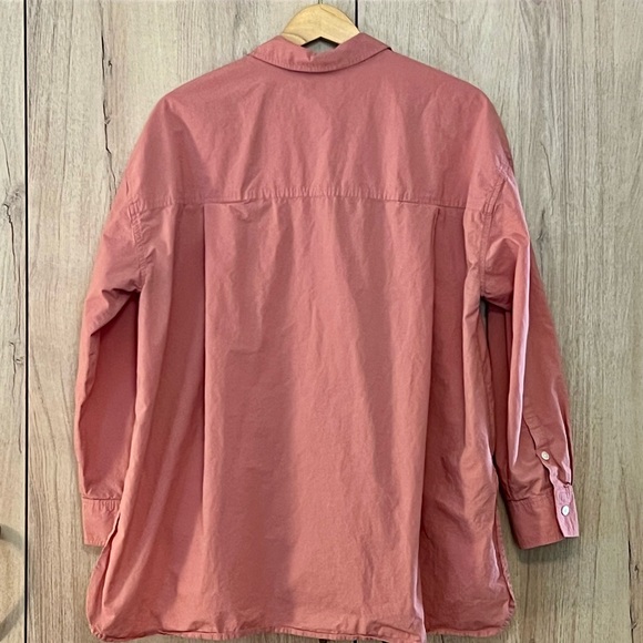 Madewell Signature Poplin Shirt in Cafe Pink - Picture 5 of 8